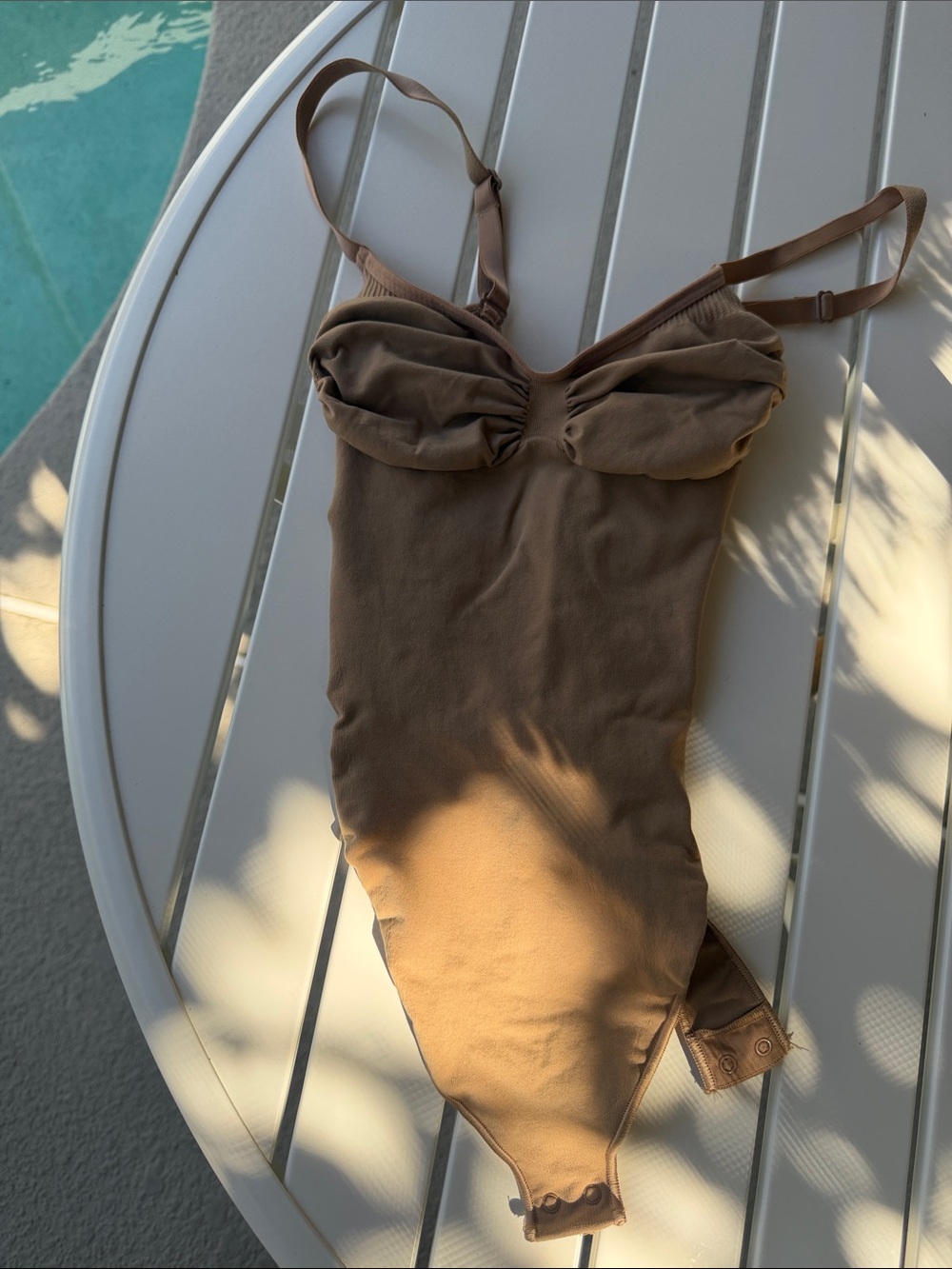 SKIMS seamless sculpt thong bodysuit